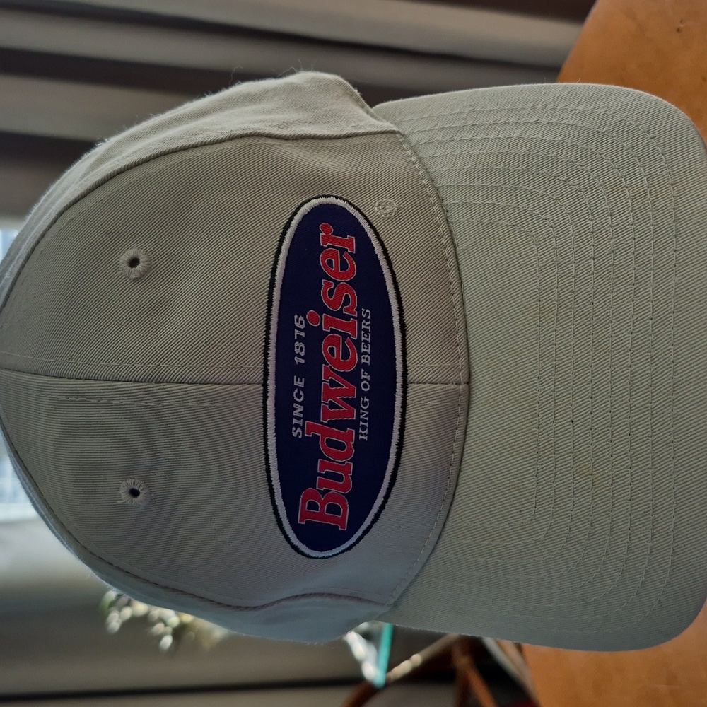 Budweiser Tan Logo Cap. NWOT